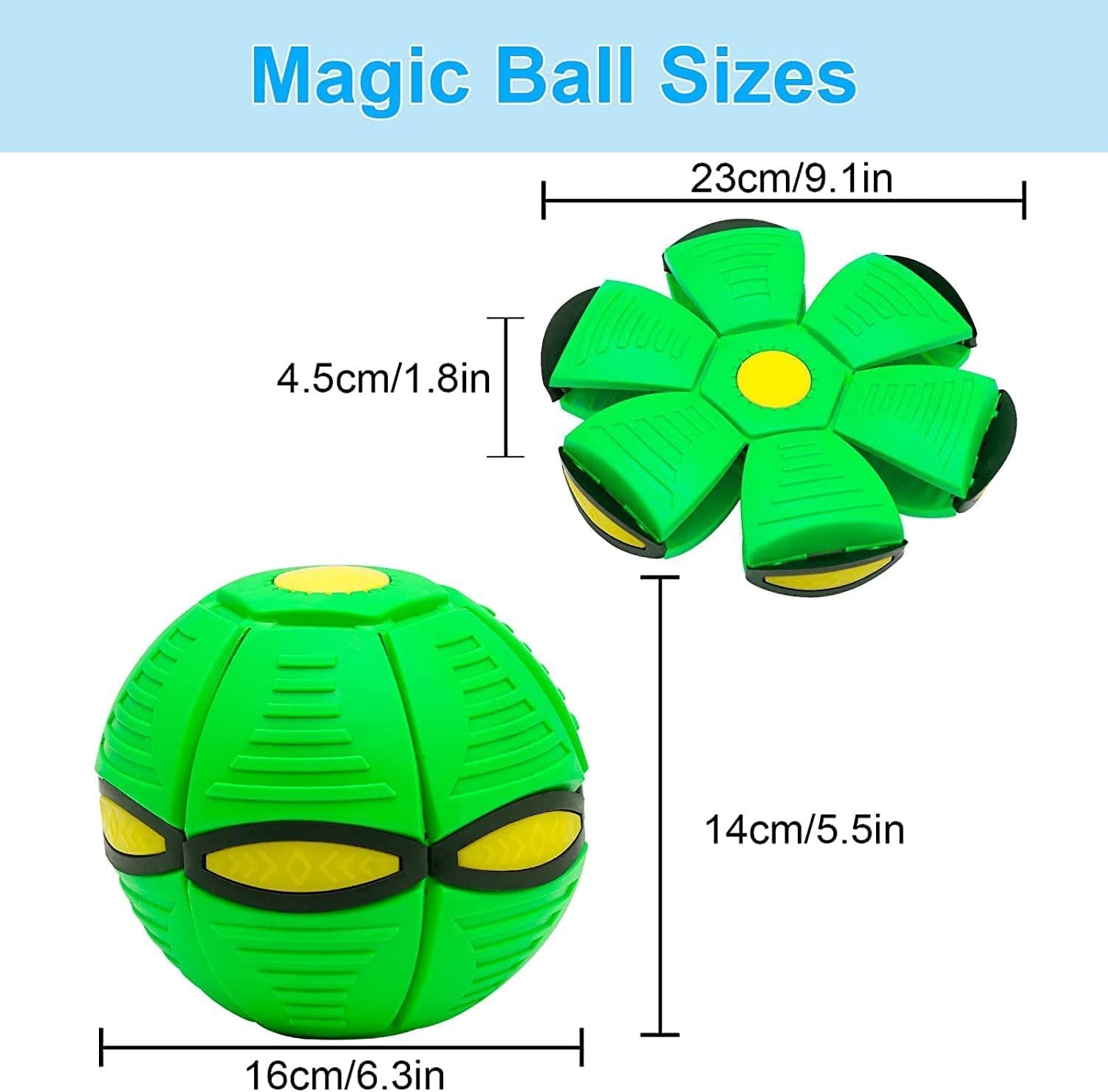Pet Deformation UFO Toy Flying Saucer Ball Dog Toys Outdoor Sports Dog Training Equipment Dog's Play Flying DISC with LED