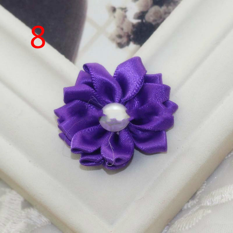 Ribbon Handmade Pearl Flowers