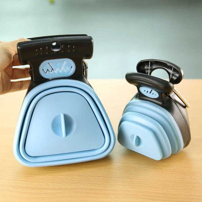 Dog Pet Travel Foldable Pooper Scooper With 1 Roll Decomposable bags Poop Scoop Clean Pick Up Excreta Cleaner Epacket Shipping - Color: Set 22, Size: RedLXL