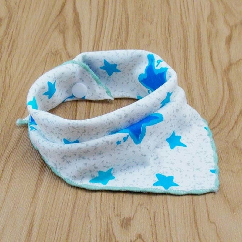 Color: White A - Cat and dog triangle scarf