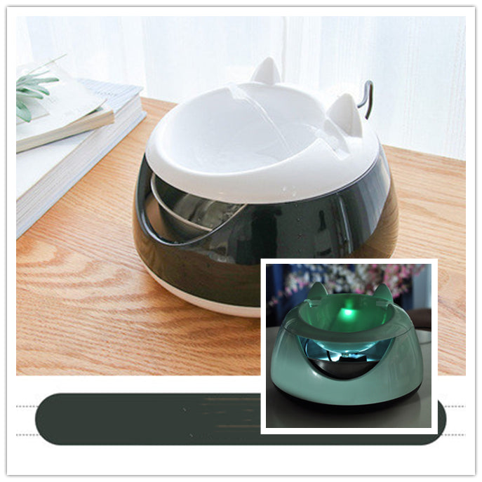 Color: Black, Style: USB - Automatic water dispenser