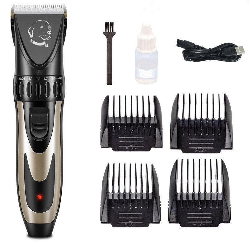 Style: Set with oil1 - Pet shaver