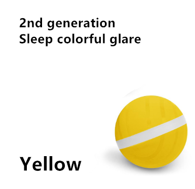Color: yellow - Smart Pet Toy Ball USB Charging