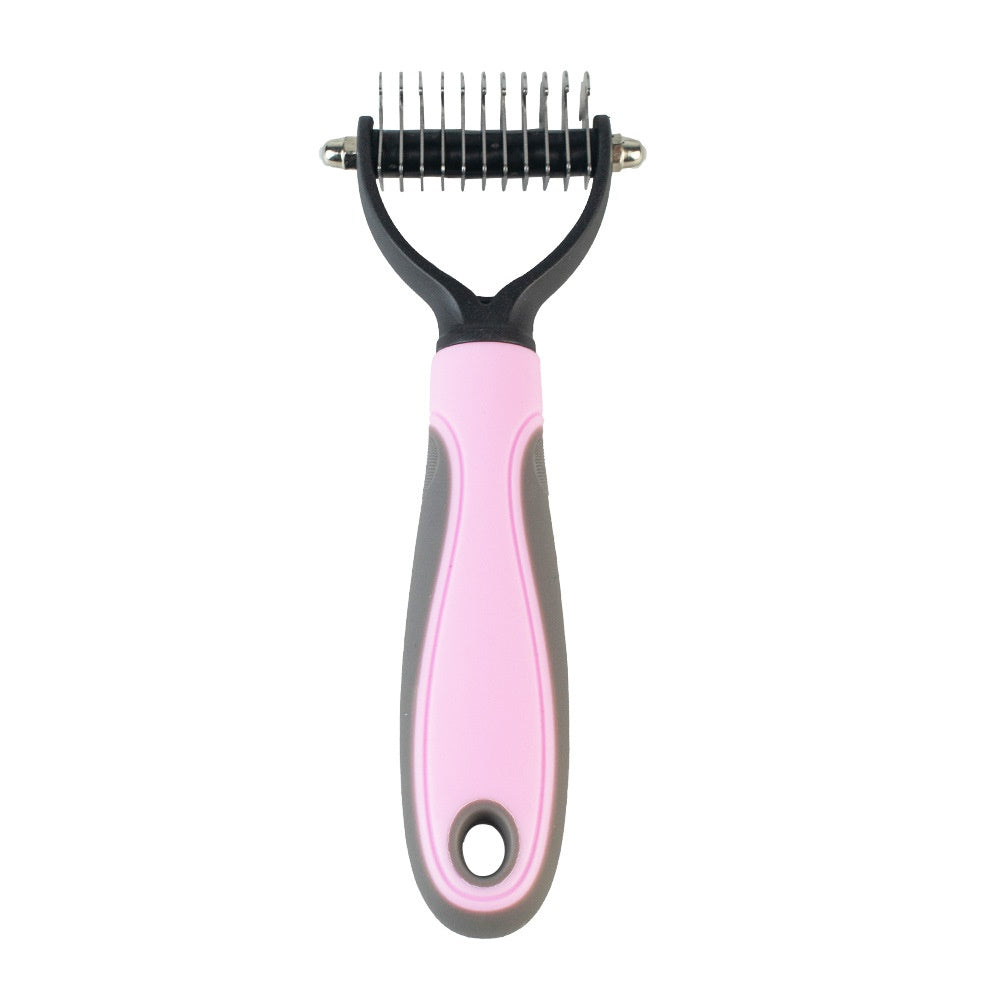 Color: Pink, style: Small - Effective Removing Knots Pet Knot Comb