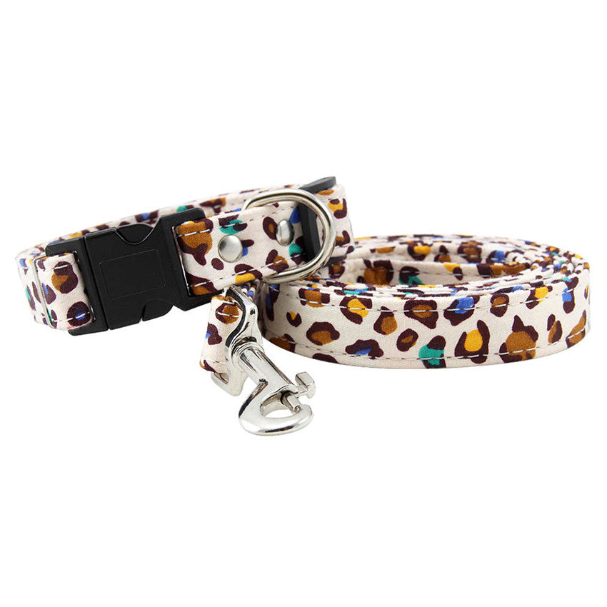 Size: Size M set - Dog collar traction rope collar torn neck collar