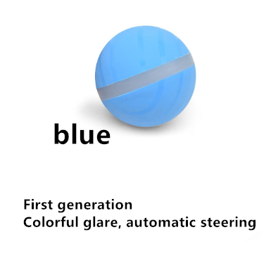 Color: Blue first generation - Smart Pet Toy Ball USB Charging