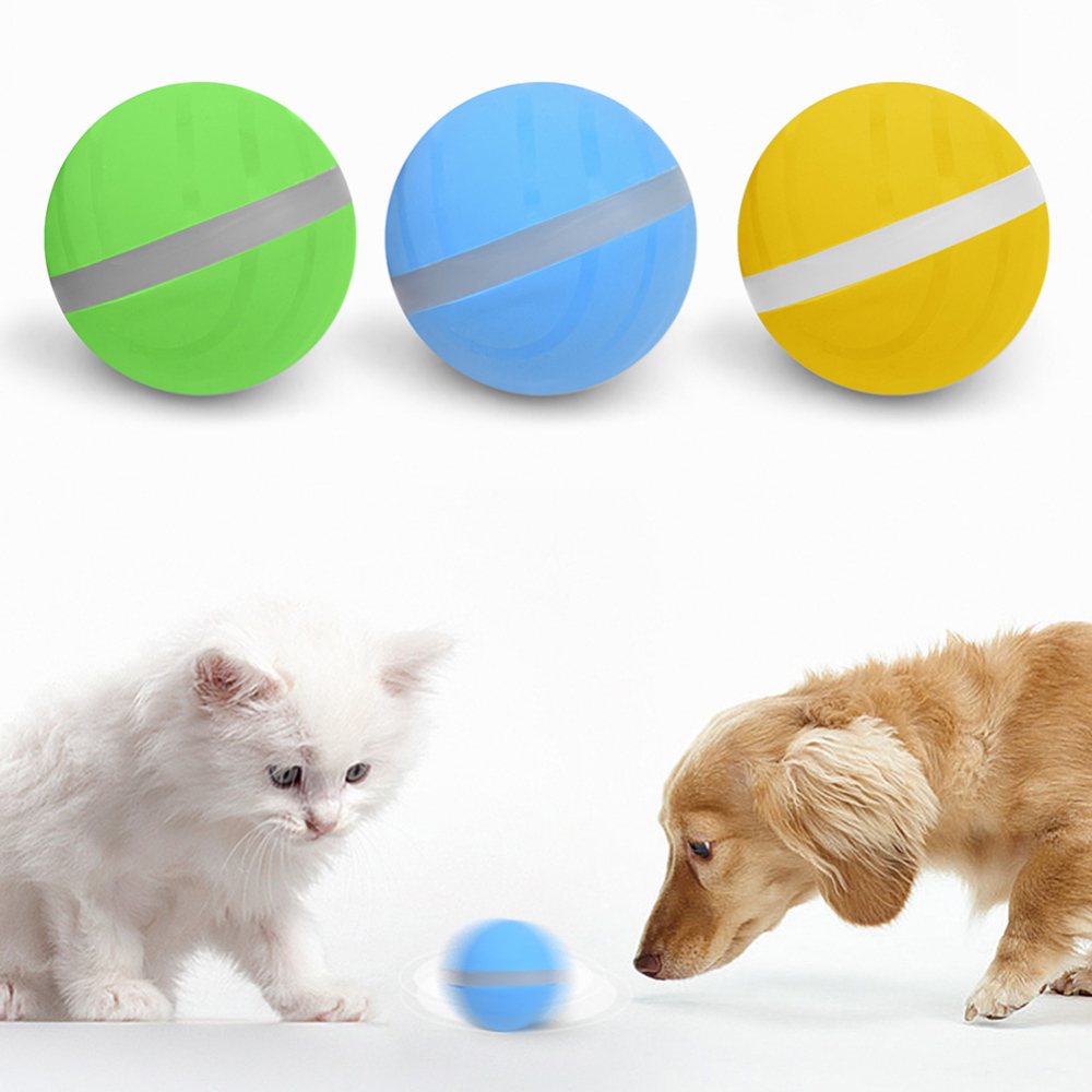 Color: Pink - Smart Pet Toy Ball USB Charging