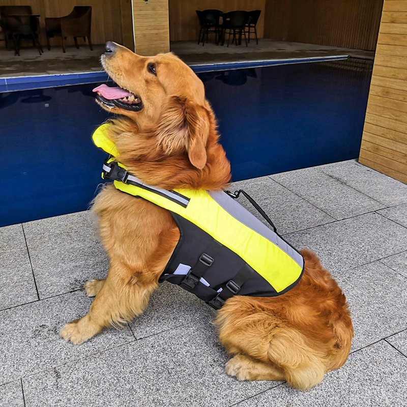 Size: L - Pet Reflective Airbag Nylon Life Jacket