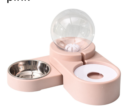 Color: B Pink - Dog bowl
