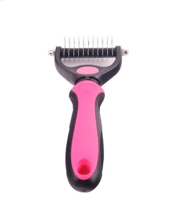 format: S 16.5x4.5cm, Model: BG W104H - Rake Comb With Round Edge Dog And Cat