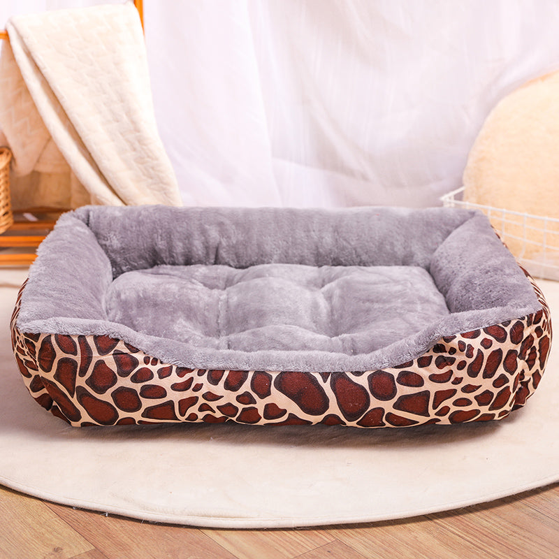 Color: Deer grey, Size: M - Kennel pet mat cat litter four seasons universal