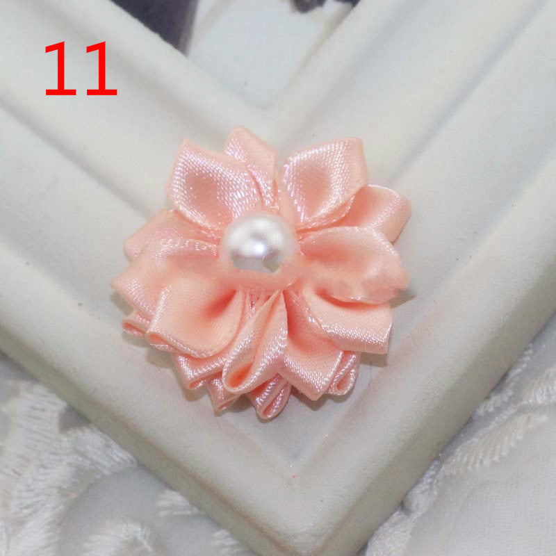 Ribbon Handmade Pearl Flowers