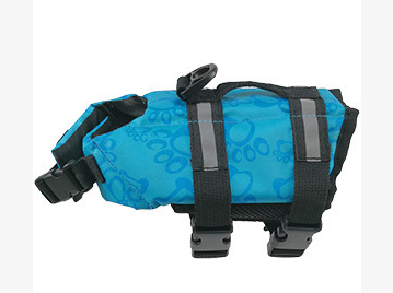 Color: Blue, Size: XXS - Reflective Pet Life Jacket Outdoor Safety Training Suit Swimwear