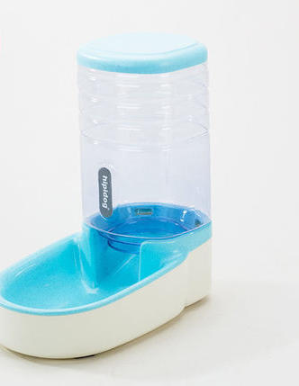 Color: Blue, Model: Feeder - Pet dog automatic feeder microphone dog automatic drinking fountain