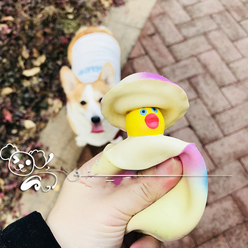 Pet Sounding Dog Latex Sounding Toy Molar Cleaning Tooth Toy Teddy Small Dog Egg Model Toy