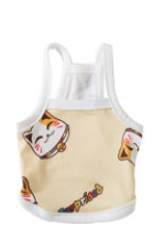 Spring and summer 2021 new pet vest full of cute little dinosaur cat clothes little dog puppy cat clothes