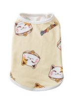 Spring and summer 2021 new pet vest full of cute little dinosaur cat clothes little dog puppy cat clothes