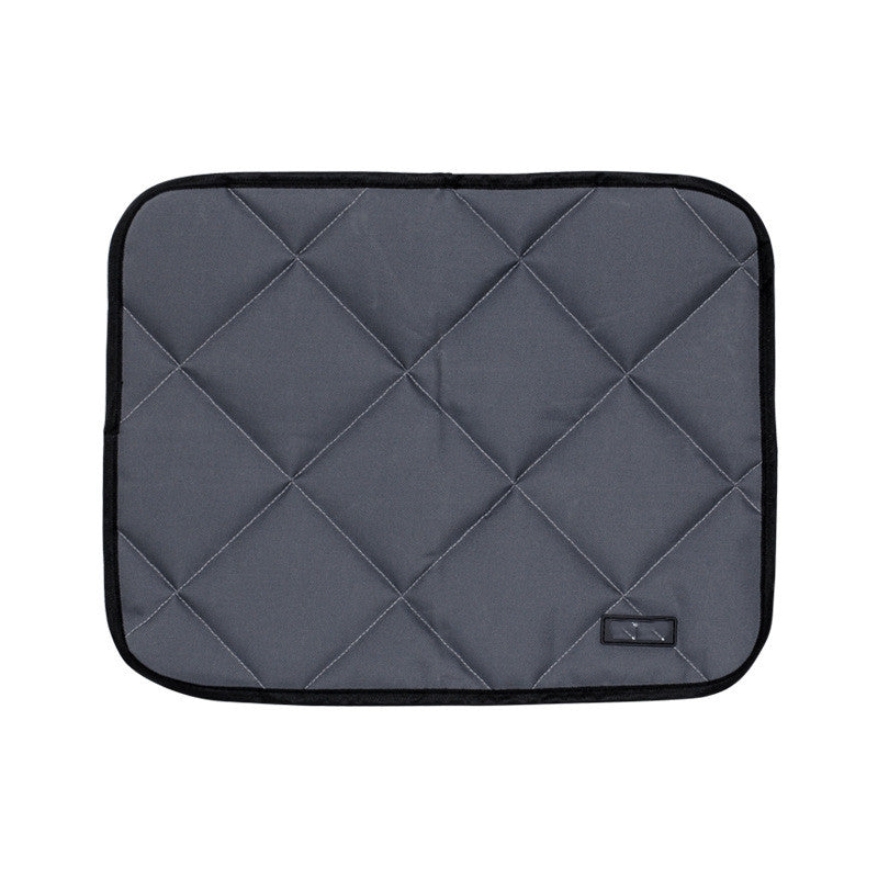 Color: Gray, Size: L - Pet Floor Mat Dog Bed Mat Winter Bite Resistant