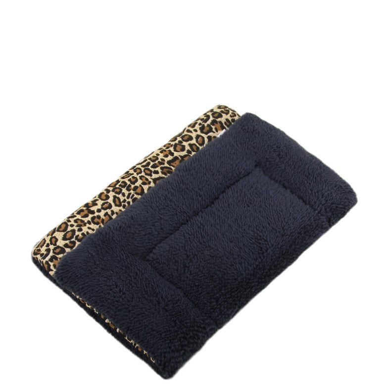 Color: Yellow leopard, Size: S - Winter Bite Resistant Pet Mat