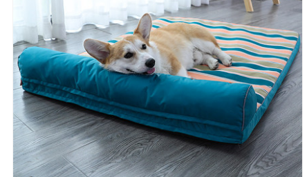 Color: 2 color, Size: XL - Dog Mat For Sleeping Pet Sleeping Mat Summer Ice Pad Four Seasons Removable And Washable Dog Mat Mat Waterproof Dog Mat Summer