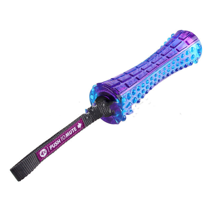 Color: A - Rubber Stretch Vocal Toys Molar Teeth Resistant To Bite