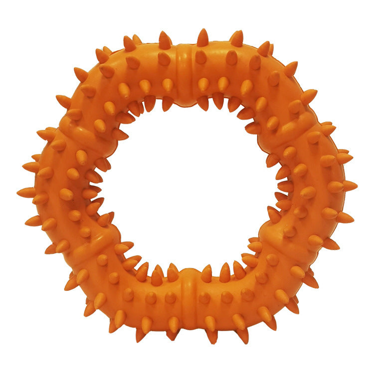 Simple Pet Toy Rubber Ring Molar Ring