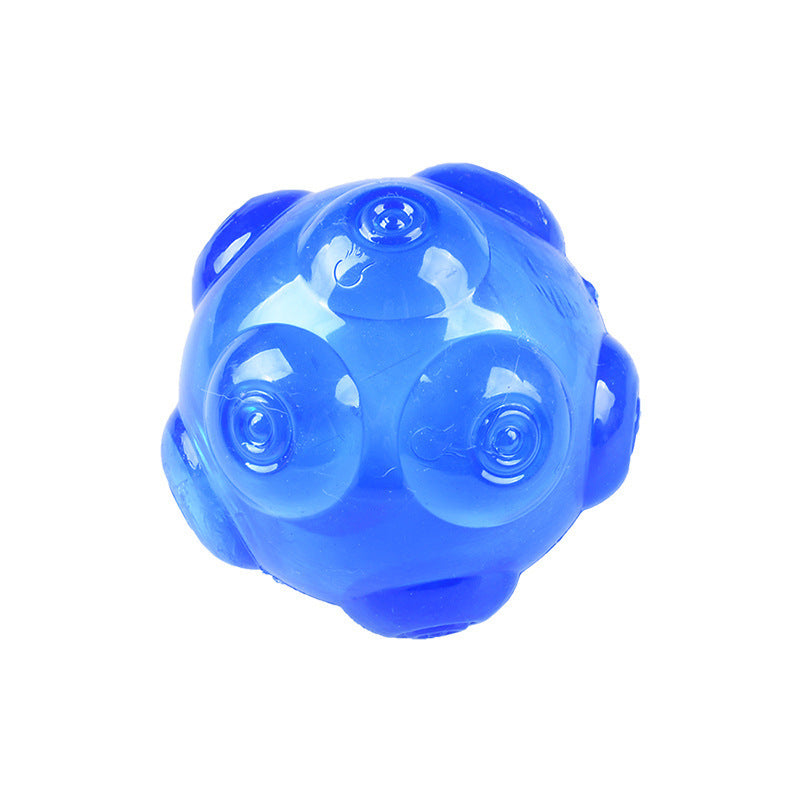 Golden Retriever Molar Bite Resistance Elastic Toy Ball