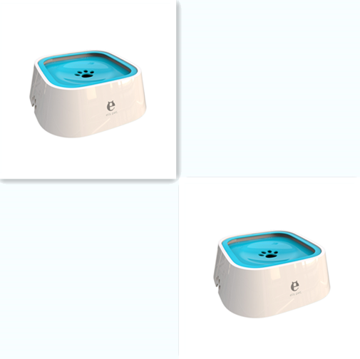 Color: Blue2pcs - Non-wet Mouth Dog Bowl, Floating Bowl, Anti-overturning