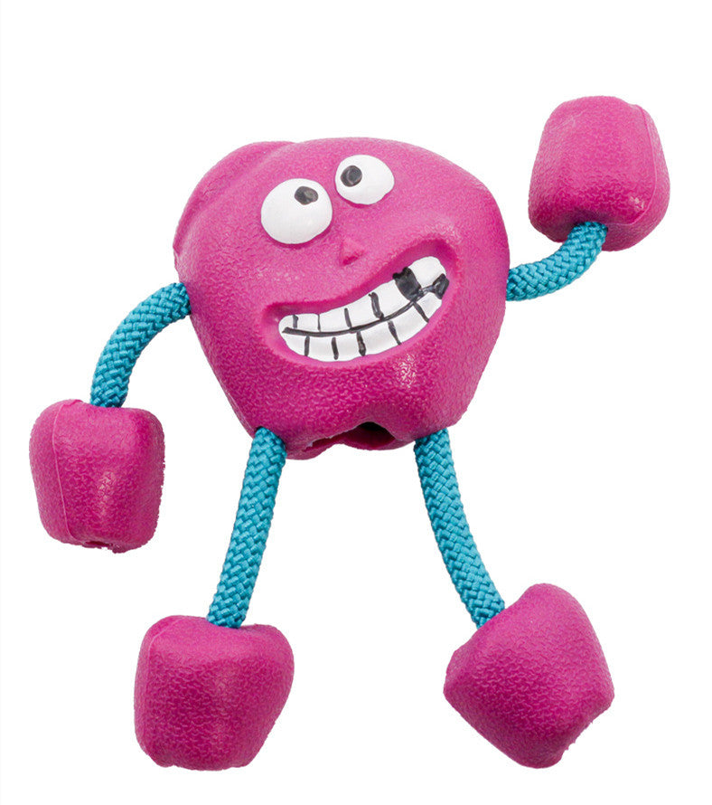Color: 2style - Milk-Flavored Rubber Sounding Dog Toy