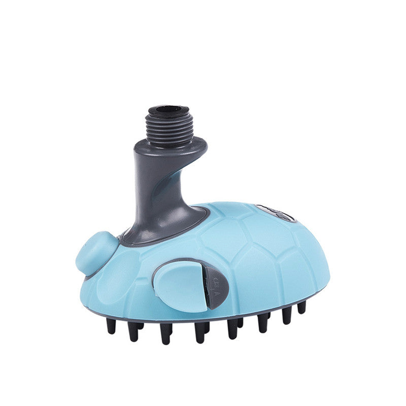 Color: Gray, style: Set version - Pet Dog Bath Brush, Bubble Massage Brush, Teddy Bath Tool