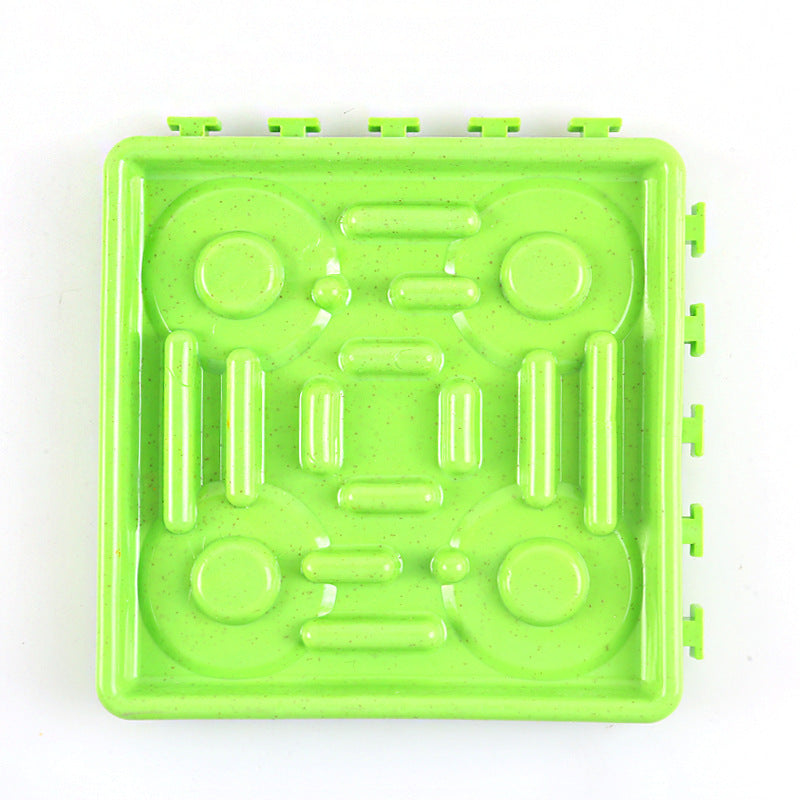 Color: Slow food plate single piece g - Dog Licking Mat Slow Feeder Peanut Lick Pad with Suction