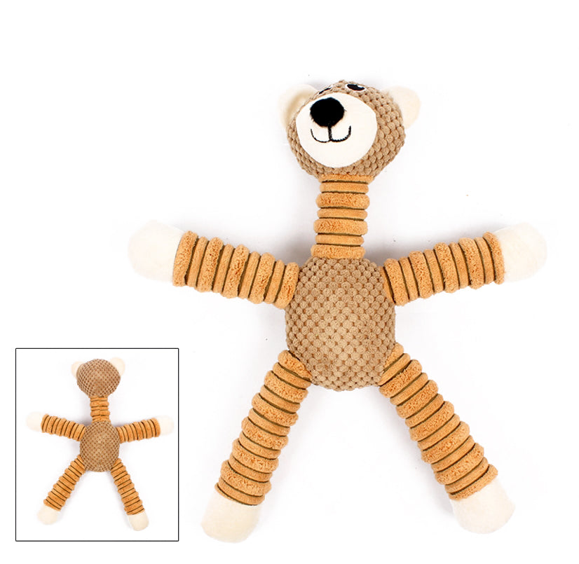 Color: D - T-MENG Pet Dog Toys Make Sounds Solid Resistance To Bite Playable Funny Chew Squeaky Pet Toy For Small Medium Large Dogs Cachorr