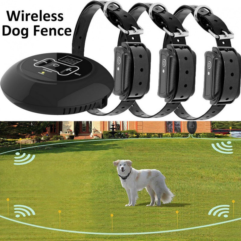 Color: 1color, Dimensions: European regulations - Pet Electronic Fence Training Dog Barking Stopper
