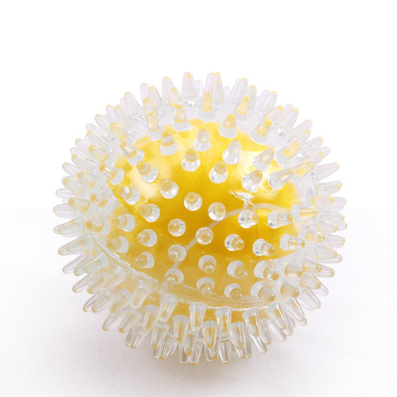 style: Twoinone spiny tennis - Glowing Spiny Colorful Woven Ball