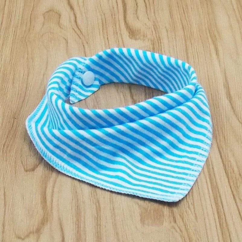 Color: Blue - Cat and dog triangle scarf