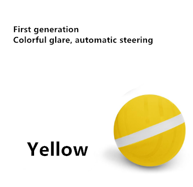 Color: Yellow first generation - Smart Pet Toy Ball USB Charging