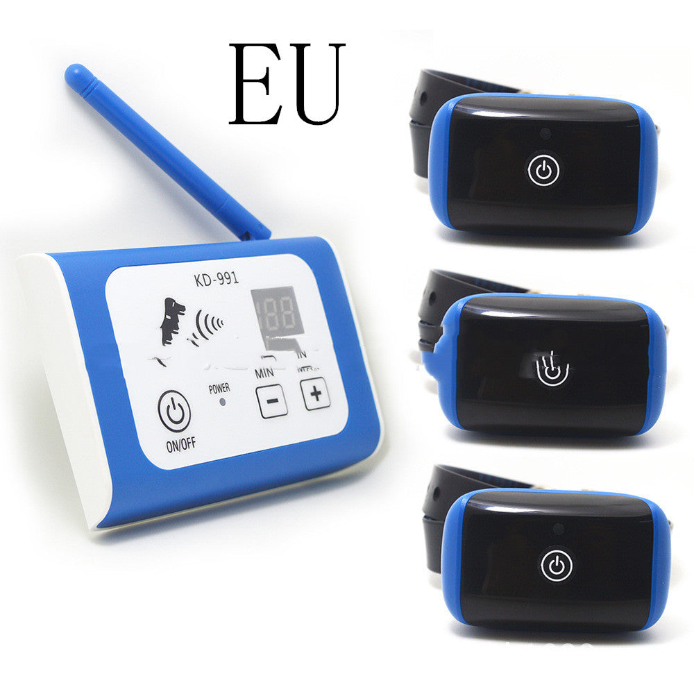 Size: EU, Style: Drag three - Wireless Electronic Pet Charging Waterproof Receiver
