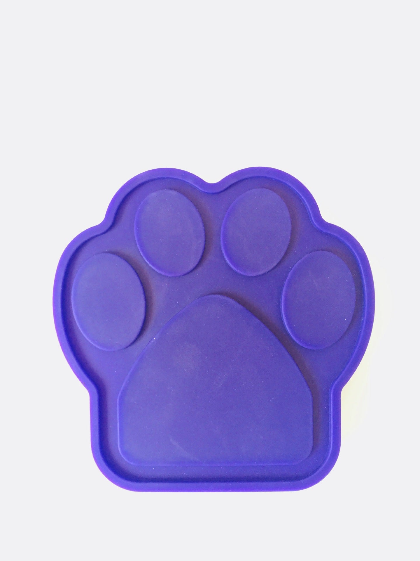 Specifications: 13X13, Color: Purple - Dog sucker Silicone slowly eat pet bath artifact pad