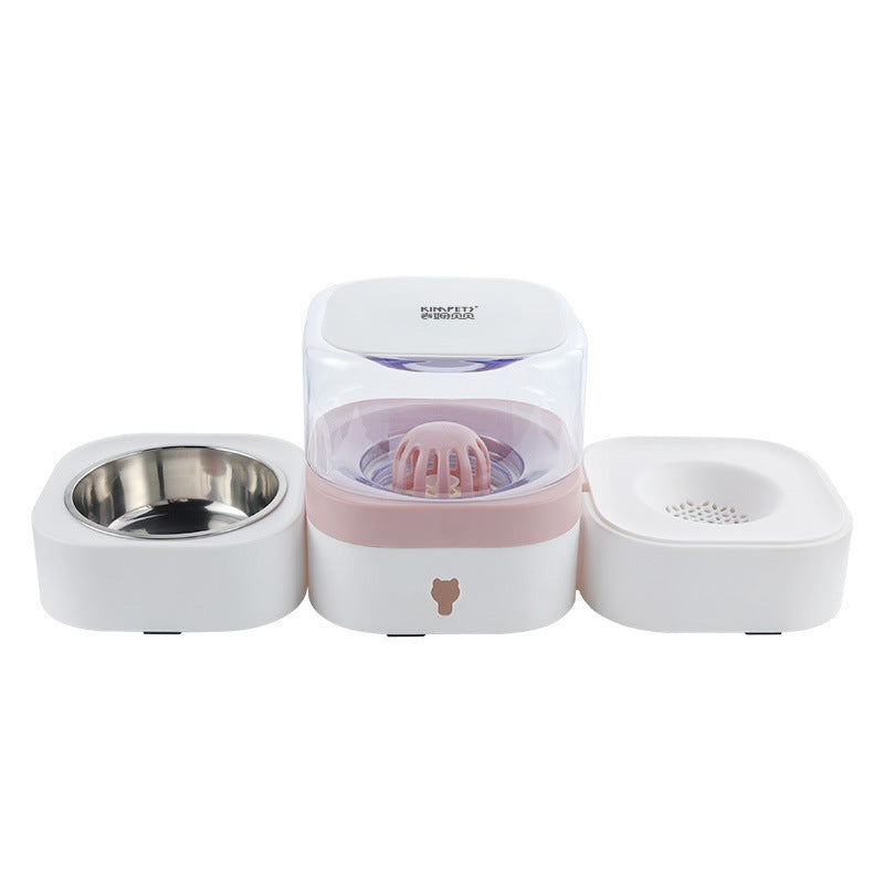 Color: Pink - Cat and pet water dispenser