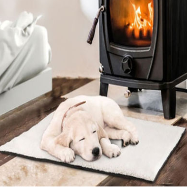 Size: 49X64cm - Dog Bed Winter Super Warm Comfortable Heating Pad Mat