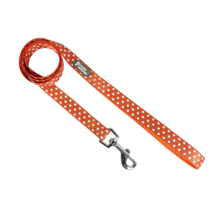 Color: Orange Leash, Size: S - Chest strap traction rope dog chain