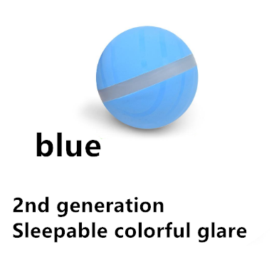 Color: blue - Smart Pet Toy Ball USB Charging