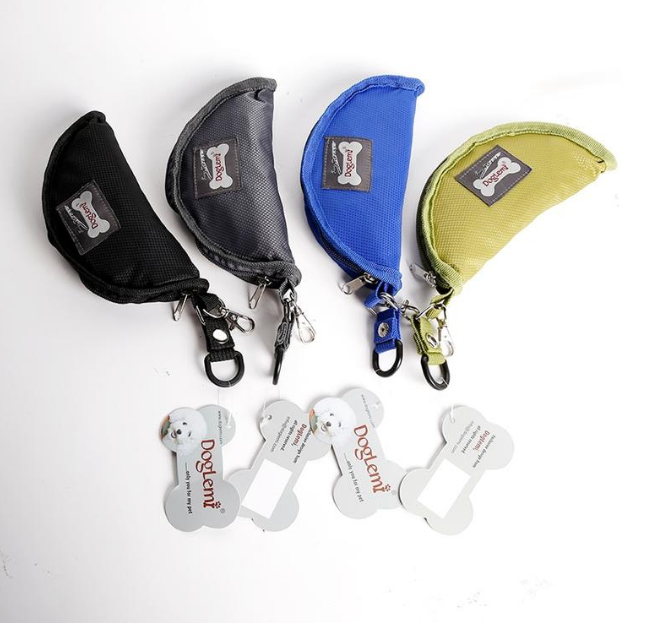 Portable collapsible waterproof dog bowl polyester pet bowl