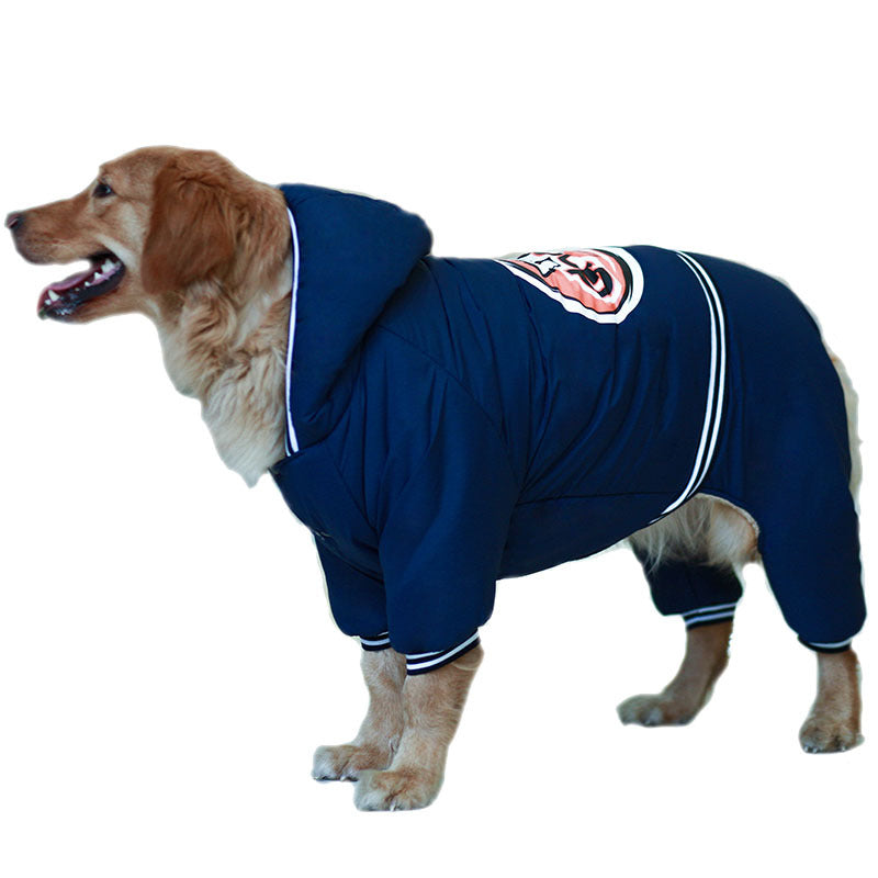 Color: Tibetan green, Size: 38 - Heavy Padded Clothes For Big Dogs And Pets