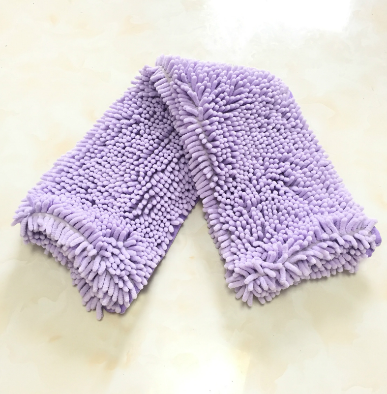 format: Trumpet, Freight number: Lavender - Pet Bathing Dry Hair Towel Chenille Quick-drying Extra Large Absorbent Towel