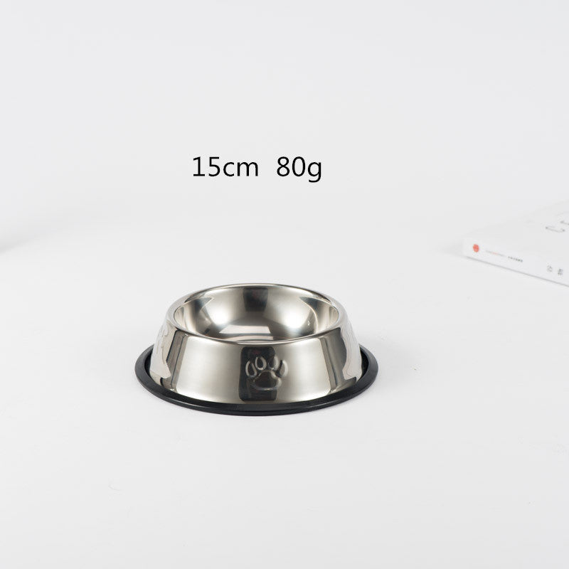 Size: 15cm - Stainless steel dog bowl