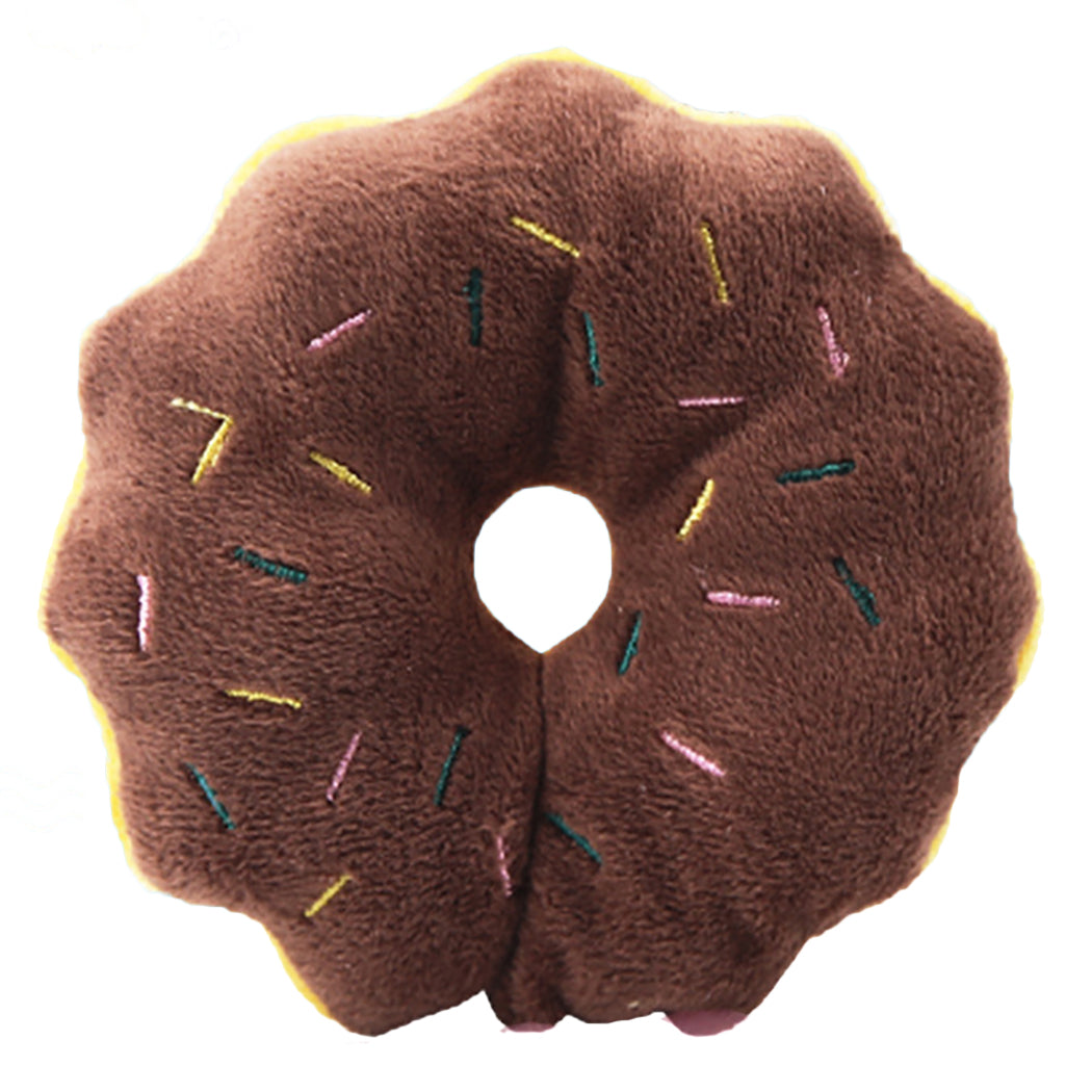 style: Donut - Gooddog, Dog, Plush Vocal Toys, Fruits, Cartoons, Pets, Cats, Toys, Pet Supplies
