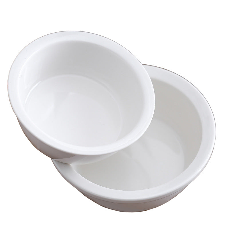 Color: Hemisphere bowl - Pet food bowl ceramic double bowl food bowl