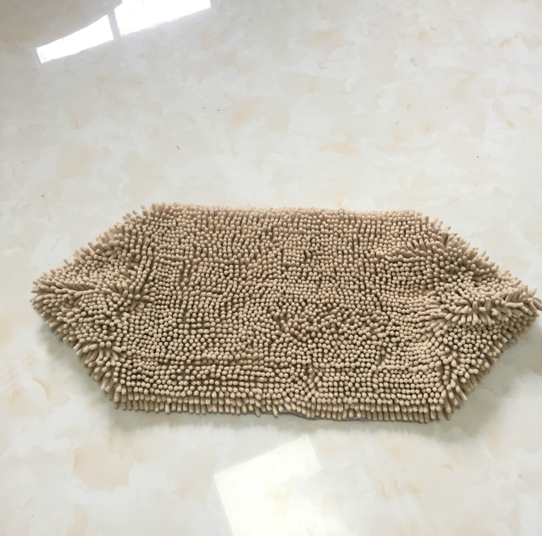 format: Trumpet, Freight number: Rice white - Pet Bathing Dry Hair Towel Chenille Quick-drying Extra Large Absorbent Towel