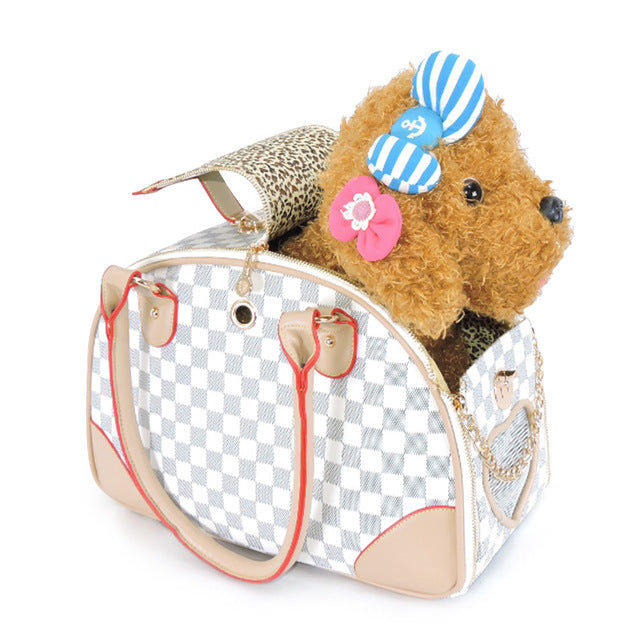 Color: White, format: S - Pet out bag dog cat bag